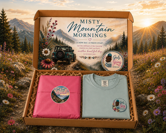 MISTY MOUNTAIN MORNINGS ADVENTURE BOX