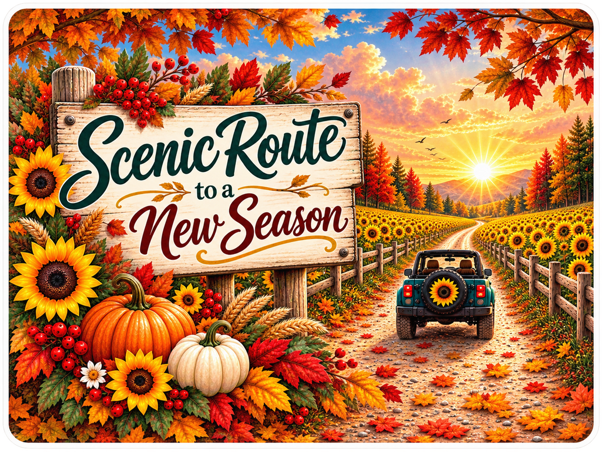 A scenic route to a new season sticker collection #4