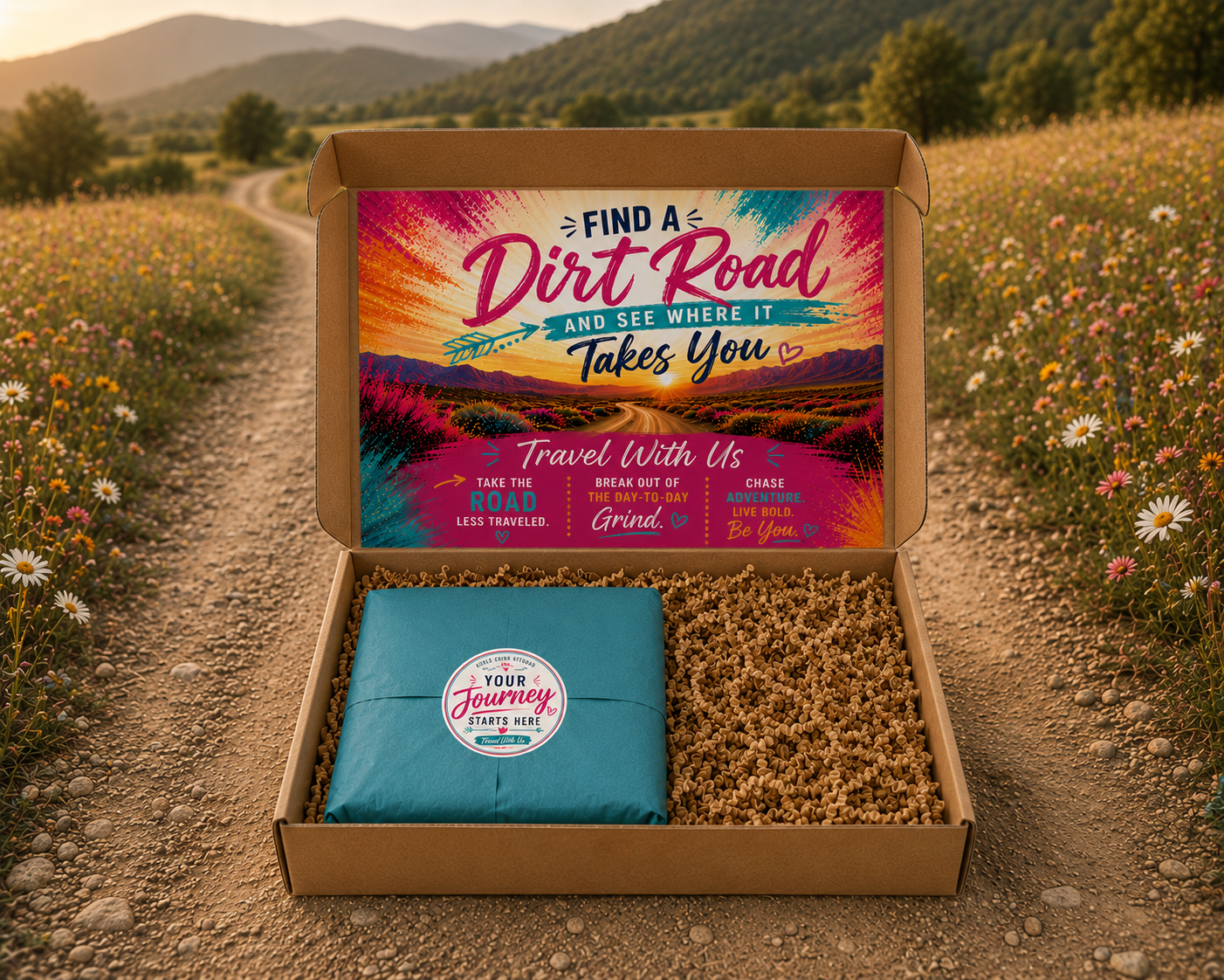Wildflowers & Dirt Roads Adventure Box