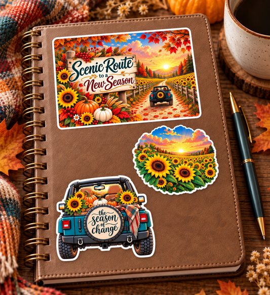 A scenic route to a new season sticker collection #4