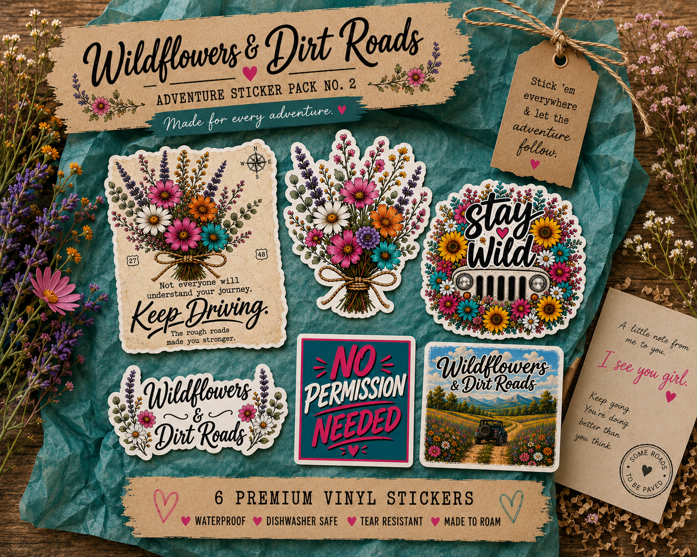 Wildflowers & Dirt Roads Adventure Box